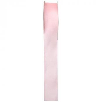 SATIN DOUBLE FACE 25MM X25M ROSE