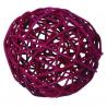 BOULE ROTIN BORDEAUX 3,5 à 6 CM X10