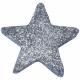 ETOILE PAILLETEE 4 CM ARGENT X12