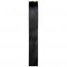 SATIN DOUBLE FACE 25MM X25M NOIR