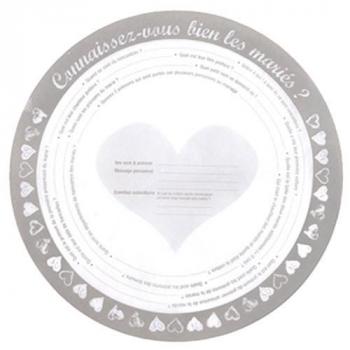 SET TABLE QUESTIONS D'AMOUR X10