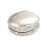 MACARON MARQUE PLACE ARGENT X2 5CM
