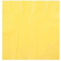 SERVIETTE OUATE 2 PLIS JAUNE X100