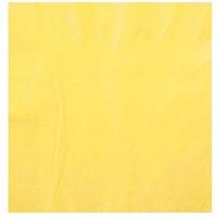 SERVIETTE OUATE 2 PLIS JAUNE X100