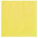 SERVIETTE VOIE SECHE 40X40 CM JAUNE  X50