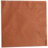 SERVIETTE 33X33 CM 3 PLIS CUIVRE X20