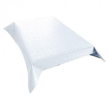 NAPPE PAPIER DAMASSE BLANC 1.20X10 M