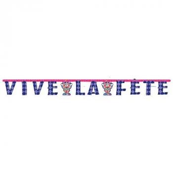 GUIRLANDE VIVE LA FETE CLOWN