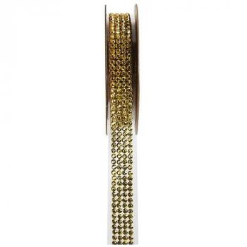 RUBAN STRASS AUTOCOLLANT 1M OR