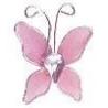 PAPILLON X10 ROSE BORDE FIL ALU