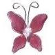 PAPILLON X10 BORDEAUX BORDE FIL ALU