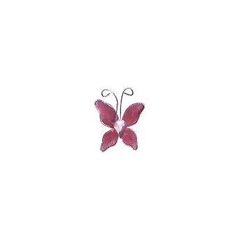 PAPILLON X10 BORDEAUX BORDE FIL ALU