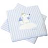 SERVIETTE BABY SHOWER CIEL 33X33CM   X20