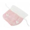 SET 4 BOURSES ROSE 6X6X11CM