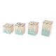 BOUGEOIR 4 CUBES NOEL