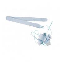 SACHET 2 NOEUDS VELOURS BLEU