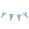 GUIRLANDE VELOURS 12 FANIONS BLEU 2 METRES