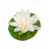 FLEUR DE LOTUS 22CM BLANC