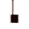 RUBAN ORGANZA CHOCOLAT 15 MM X 20 M