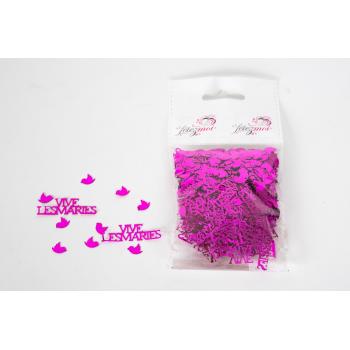 CONFETTIS DE TABLE VLM FUSHIA 18GR