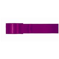 RUBAN SATIN 25MM X 5M AUBERGINE