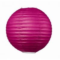 LANTERNE 25CM FUSHIA