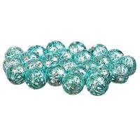 PERLE AJOUREE TURQUOISE 1CM X24