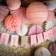 GUIRLANDE BABY SHOWER ROSE ET OR 3,50M