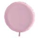 BALLON ALU ROND ROSE PASTEL 9" 23CM