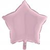 BALLON ALU ETOILE ROSE PASTEL 9" 23CM