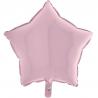 BALLON ALU ETOILE ROSE PASTEL 9" 23CM