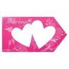 FLECHE INDICATION MARIAGE FUSHIA