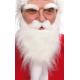 PERE NOËL BARBE + MOUSTACHE + SOURCILS BLANC