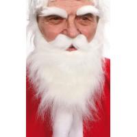PERE NOËL BARBE + MOUSTACHE + SOURCILS BLANC