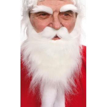 PERE NOËL BARBE + MOUSTACHE + SOURCILS BLANC