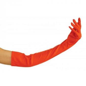 GANTS LONGS ROUGE 60CM