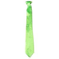CRAVATE SATIN FLUO 45CM VERTE