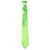 CRAVATE SATIN FLUO 45CM VERTE