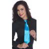 CRAVATE SATIN FLUO 45CM BLEUE