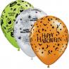 BALLON LATEX HALLOWEEN 11"28CM ASS. X25