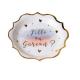 ASSIETTES GENDER REVEAL FILLE OU GARCON 23CM  X8