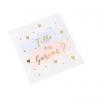 SERVIETTES GENDER REVEAL FILLE OU GARCON 33X33CM  X16