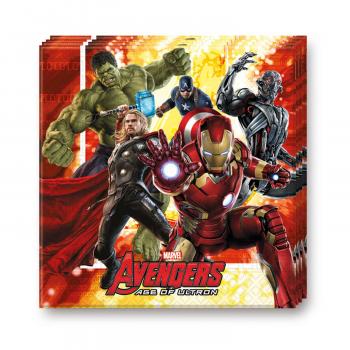 SERVIETTES AVENGERS AGE OF ULTRON 33X33CM  X16