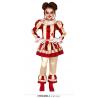 COSTUME CLOWN RAYE FILLE 5-6 ANS