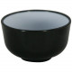 MINI BOL BICOLORE COLORIS NOIR/BLANC D.45MM H25MM  (8X25)