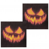 SERVIETTE CREEPY PUMPKIN PAR 12