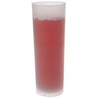 Verre tubo réutilisable en PP 26 cl