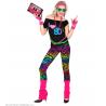 COSTUME DES ANNEES 80 T.L (tshirt/guêtres/legging/bandeau/2 bracelets