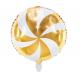 BALLON ALU ROND CANDY GOLD 35CM