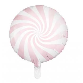 BALLON ALU ROND CANDY ROSE PASTEL 35CM